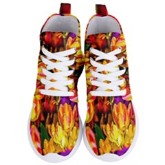 Fancy Tulip Flowers In Spring Women s Lightweight High Top Sneakers by FunnyCow