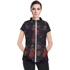 Floral Fireworks Women s Puffer Vest by FunnyCow