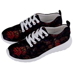 Floral Fireworks Men s Lightweight Sports Shoes by FunnyCow