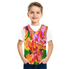 Blushing Tulip Flowers Kids  Sportswear by FunnyCow