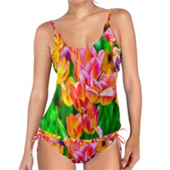 Blushing Tulip Flowers Tankini Set by FunnyCow