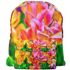 Blushing Tulip Flowers Giant Full Print Backpack by FunnyCow