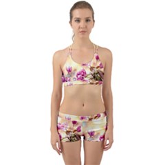 Paradise Apple Blossoms Back Web Gym Set by FunnyCow