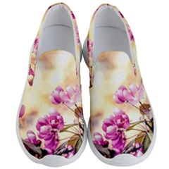 Paradise Apple Blossoms Men s Lightweight Slip Ons by FunnyCow