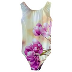 Paradise Apple Blossoms Kids  Cut-out Back One Piece Swimsuit