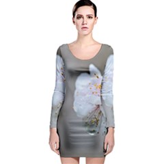 Rainy Day Of Hanami Season Long Sleeve Bodycon Dress by FunnyCow