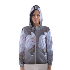 Rainy Day Of Hanami Season Hooded Windbreaker (women) by FunnyCow