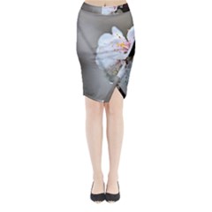 Rainy Day Of Hanami Season Midi Wrap Pencil Skirt by FunnyCow