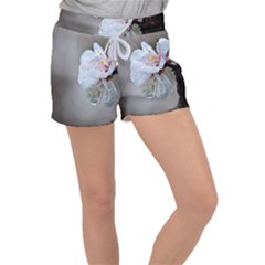 Rainy Day Of Hanami Season Women s Velour Lounge Shorts by FunnyCow