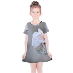 Rainy Day Of Hanami Season Kids  Simple Cotton Dress by FunnyCow