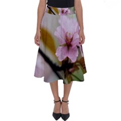 Soft Rains Of Spring Perfect Length Midi Skirt by FunnyCow