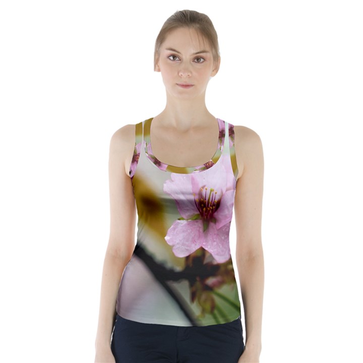 Soft Rains Of Spring Racer Back Sports Top