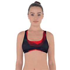 Red Tulip A Bowl Of Fire Got No Strings Sports Bra by FunnyCow