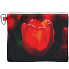 Red Tulip A Bowl Of Fire Canvas Cosmetic Bag (xxxl) by FunnyCow