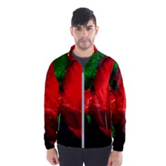 Red Tulip After The Shower Windbreaker (men) by FunnyCow