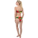 Red Tulip Flowers, Sunny Day Classic Bandeau Bikini Set View2