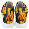 Yellow Orange Tulip Flowers Men s Lightweight High Top Sneakers View4