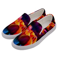 Red Tulips Men s Canvas Slip Ons by FunnyCow