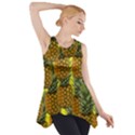 Tropical Pineapple Side Drop Tank Tunic View1