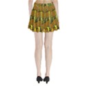 Tropical Pineapple Pleated Mini Skirt View2