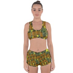 Tropical Pineapple Racerback Boyleg Bikini Set by snowwhitegirl