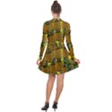 Tropical Pineapple Long Sleeve Panel Dress View2