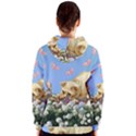 Cat And Butterflies Women s Zipper Hoodie View2