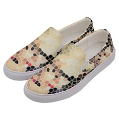 Stained Glass Girl Men s Canvas Slip Ons