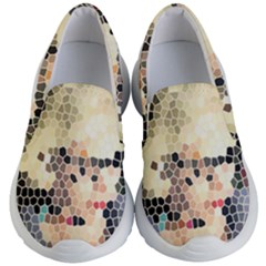 Stained Glass Girl Kid s Lightweight Slip Ons