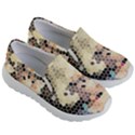 Stained Glass Girl Kid s Lightweight Slip Ons View3