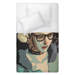 Girl Thinking Duvet Cover (single Size) by snowwhitegirl