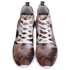 Bear Looking Men s Lightweight High Top Sneakers