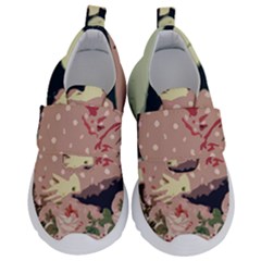 Rose Floral Doll Velcro Strap Shoes by snowwhitegirl