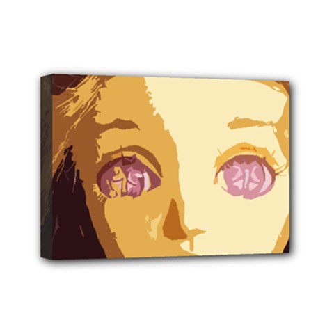 Butterfly Eyes Mini Canvas 7  X 5  (stretched)