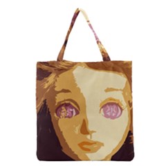 Butterfly Eyes Grocery Tote Bag by snowwhitegirl