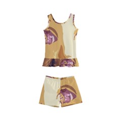 Butterfly Eyes Kid s Boyleg Swimsuit