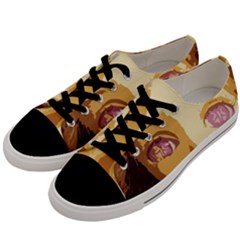 Butterfly Eyes Men s Low Top Canvas Sneakers by snowwhitegirl