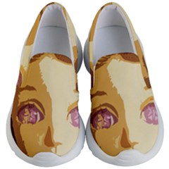 Butterfly Eyes Kid s Lightweight Slip Ons by snowwhitegirl