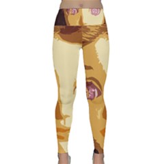 Butterfly Eyes Lightweight Velour Classic Yoga Leggings