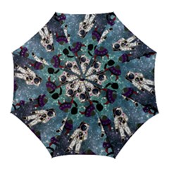 Astronaut Space Galaxy Golf Umbrellas by snowwhitegirl