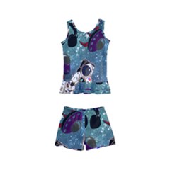 Astronaut Space Galaxy Kid s Boyleg Swimsuit