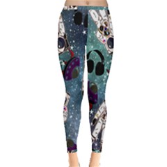 Astronaut Space Galaxy Inside Out Leggings