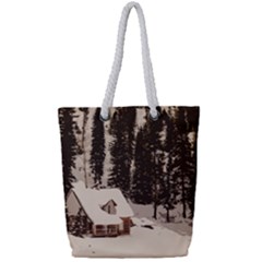 Cottage Full Print Rope Handle Tote (small)