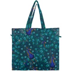 Peacocks Canvas Travel Bag