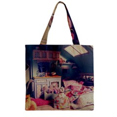 Caravan Zipper Grocery Tote Bag by snowwhitegirl