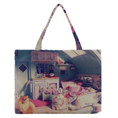 Caravan Zipper Medium Tote Bag by snowwhitegirl