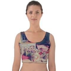 Caravan Velvet Crop Top