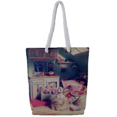 Caravan Full Print Rope Handle Tote (small) by snowwhitegirl