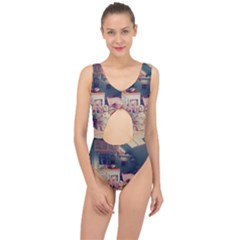 Caravan Center Cut Out Swimsuit