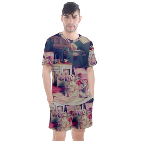 Caravan Men s Mesh Tee And Shorts Set by snowwhitegirl